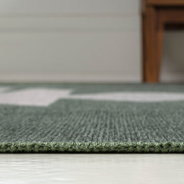 Chayton Minimalist Geometric Machine-washable Area Rug